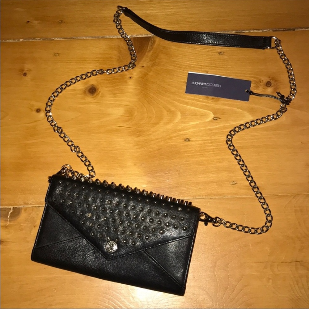 Rebecca Minkoff Studded Chain Wallet Crossbody